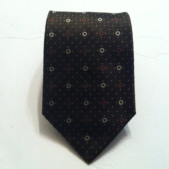 GIORGIO FERRI MEN´S NEW BROWN 100%SILK TIEWIDTH: 3...